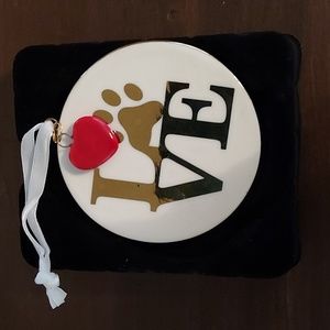 2 pc Ceramic Pet Ornaments Decorative Cat/Dog Name Plate New